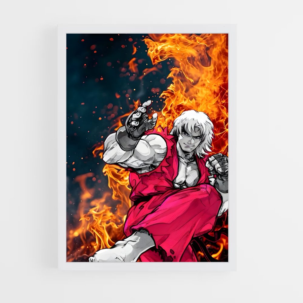 Poster Ryu, L'Art du Combat – affiche Street Fighter (vue 3)
